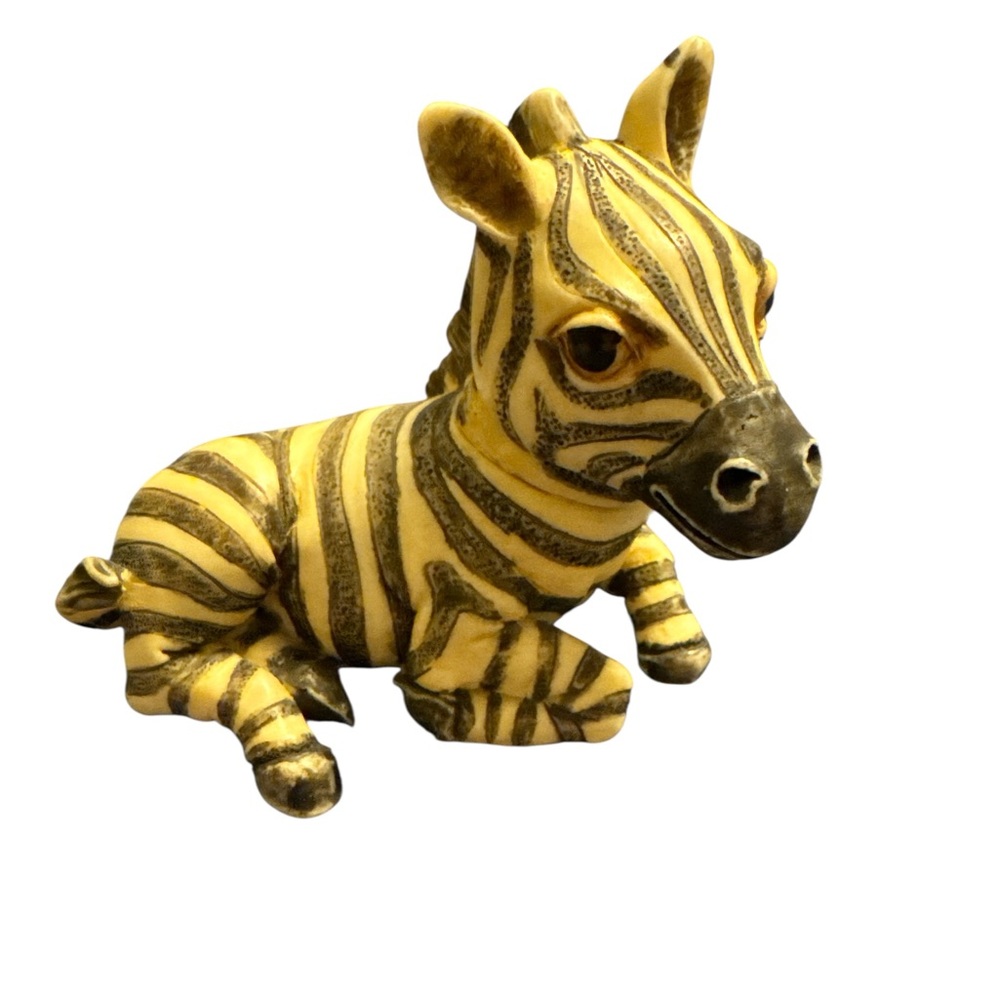Harmony Kingdom Pot Bellys Collectibles Zebra Secret Compartment EUC